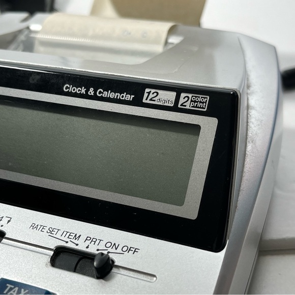 Canon P23-DH V2 Color Printing Calculator Clock Calendar Power Adapter Included - Picture 4 of 8